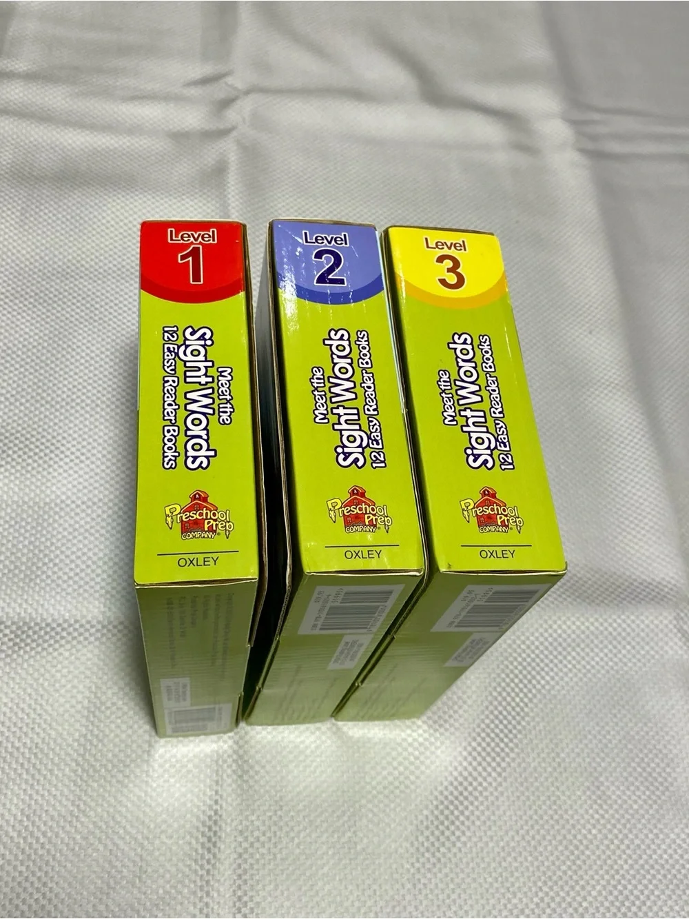 Preschool Prep Meet the Sight Words Level 1-3 Boxed Set - Green
